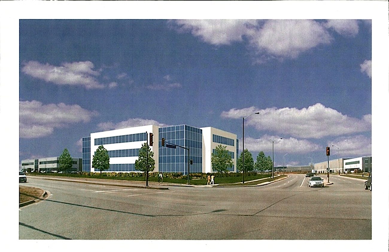 Architectural rendering of the ACI Brands facility in Oakville